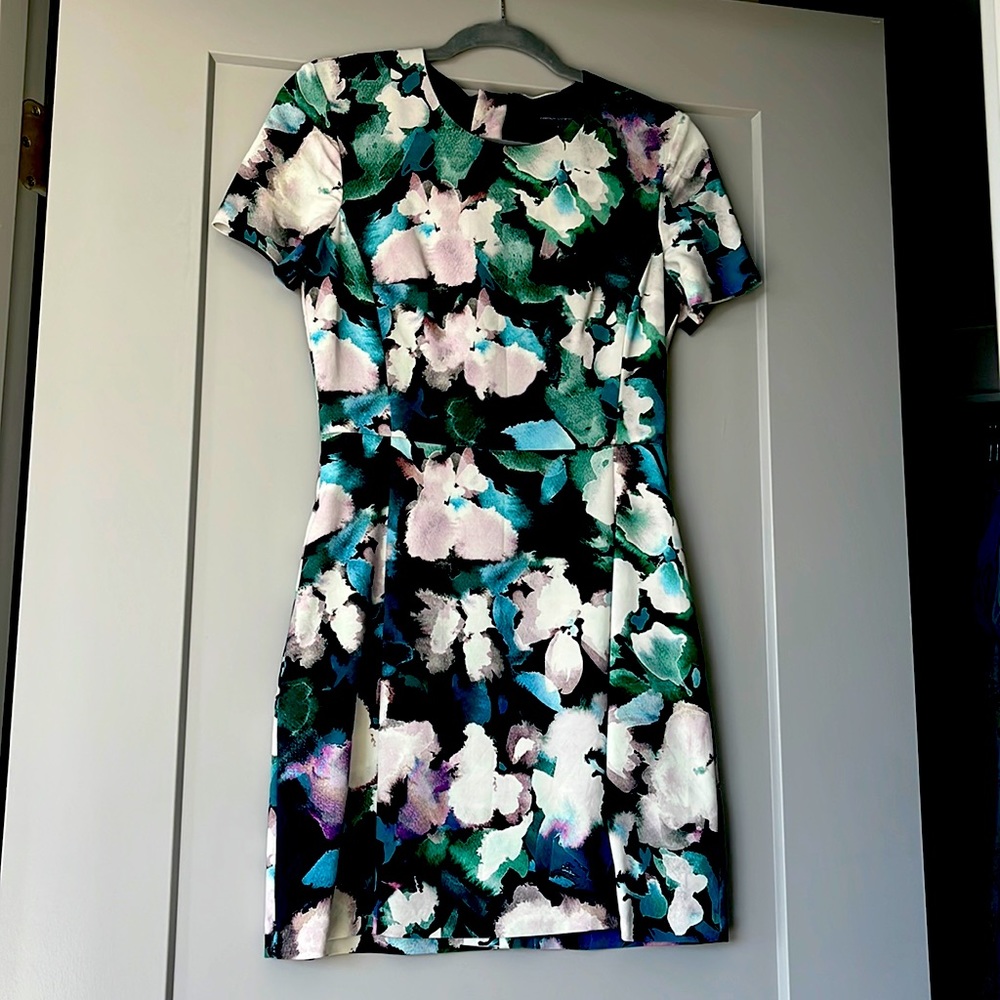 French Connection Floral Stretch Mini Dress